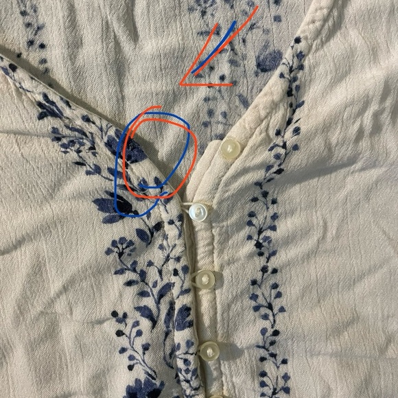 American Eagle outfitters Tie front Top medium (READ) - Picture 4 of 7